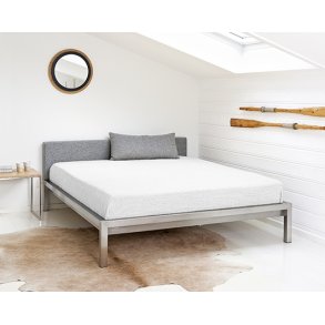 Rustfrit st�l rammeseng, 140-200 cm