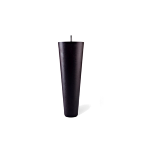 Trben, koniske, 23 cm, sort eg - 4 stk.