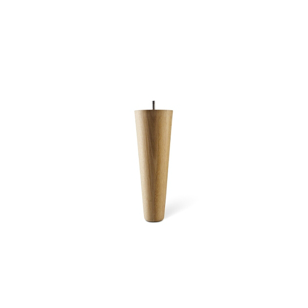 Trben, koniske, 23 cm, naturlig eg - 4 stk.